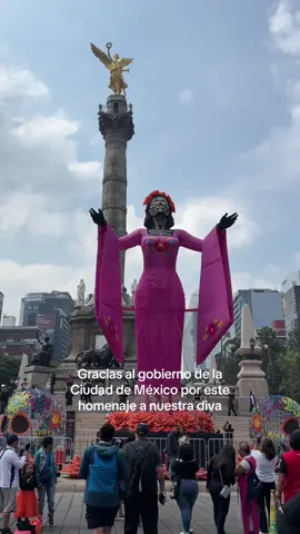 Gracias gobierno de la CDMX por el homenaje a Jenni Rivera nuestra gran y amada diva 🥹 #humor #cdmx #reforma #diademuertos #jennirivera 