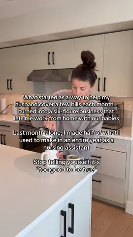 God really had a bigger plan than I could’ve imagined🙏🏼 What started as me helping my husband cover a few bills has turned into a 6 figure business that blesses our family every single month You never know what’s on the other side of saying yes 💌 If you’re ready for more freedom at home, message me “YES” and I’ll share how I began and how you can too