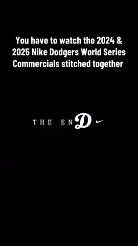 You don’t need to be an avid fan to appreciate what Nike did here 💙 #nike #dodgers #worldserieschamps #backtoback #commercial 