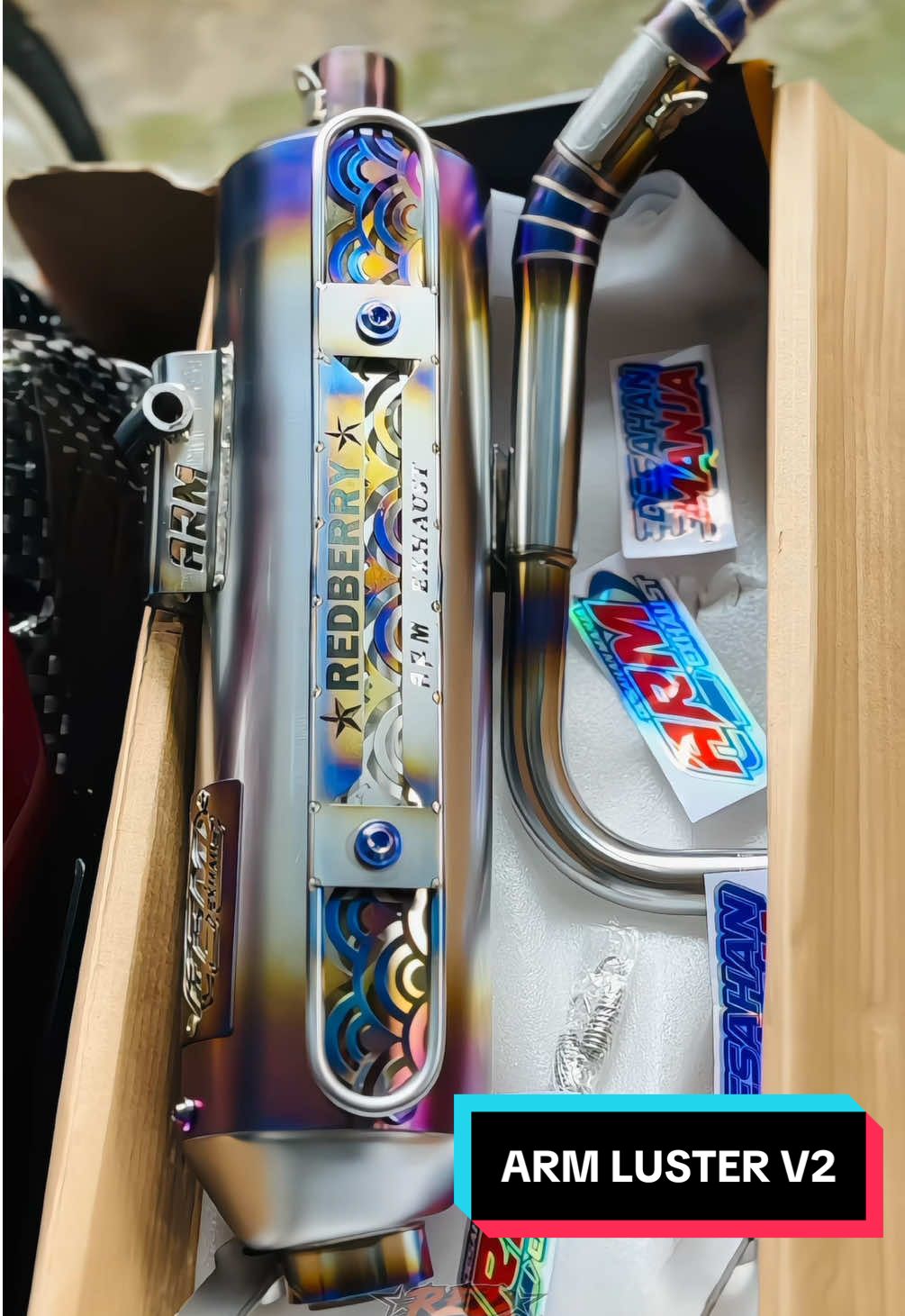 Orang sabar knalpot nya arm🤙🏻 #redberry #armexhaust #armlusterv2 