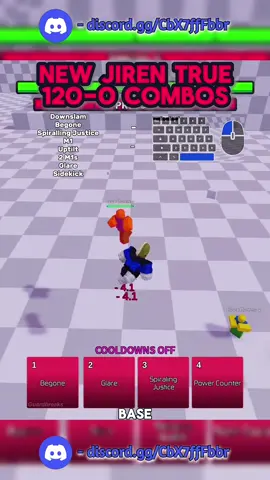 Jiren [Post-Nerfs] Combos | #animebattlearena #aba #deepwoken #roblox #anime  