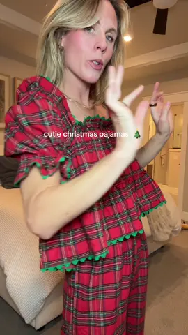 The plaid the ruffle, the actual cutest Christmas pajamas. I'm 5'5 and usually a size 2, in a small! #boujeeonabudget #christmaspajamas #christmas #tiktokshopcreatorpicks #tiktokshopblackfriday 