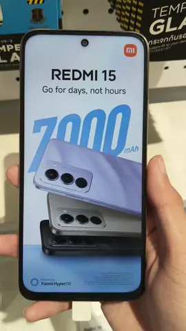 REDMI 15  #radmi15 #แบตเตอรี่7000 #fastcharge33วัตต์ #รีเวิร์ดชาร์จ18วัตต์  #หน้าจอ6.9fullhdplus