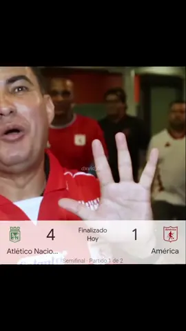 Atlético Nacional le ganó a América de Cali 4-1. . . . . #fyp #atleticonacional #americadecali #copabetplay #atleticonacional⚽️🥰 