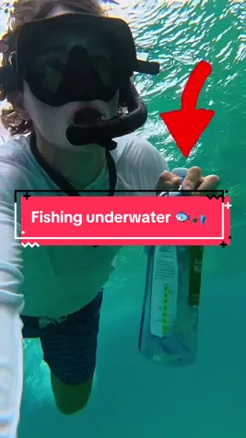 I Fished While UNDERWATER 🐟🎣 #fishing #fish 