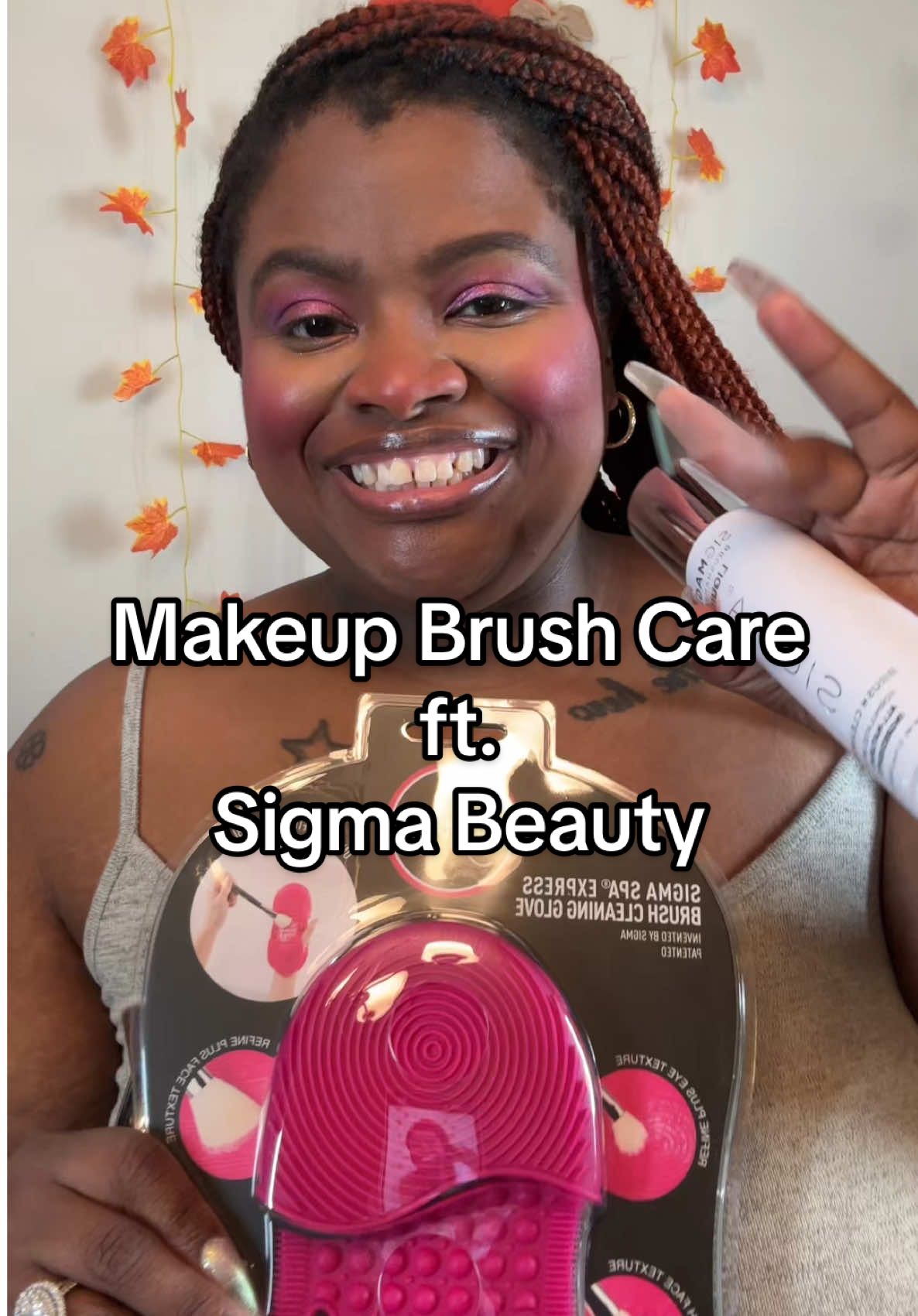 Normalize washing your brushes! @Sigma Beauty has us covered 🤎🍂 #sigmabeauty #sigmabrushes #makeup #beauty #makeupbrushes