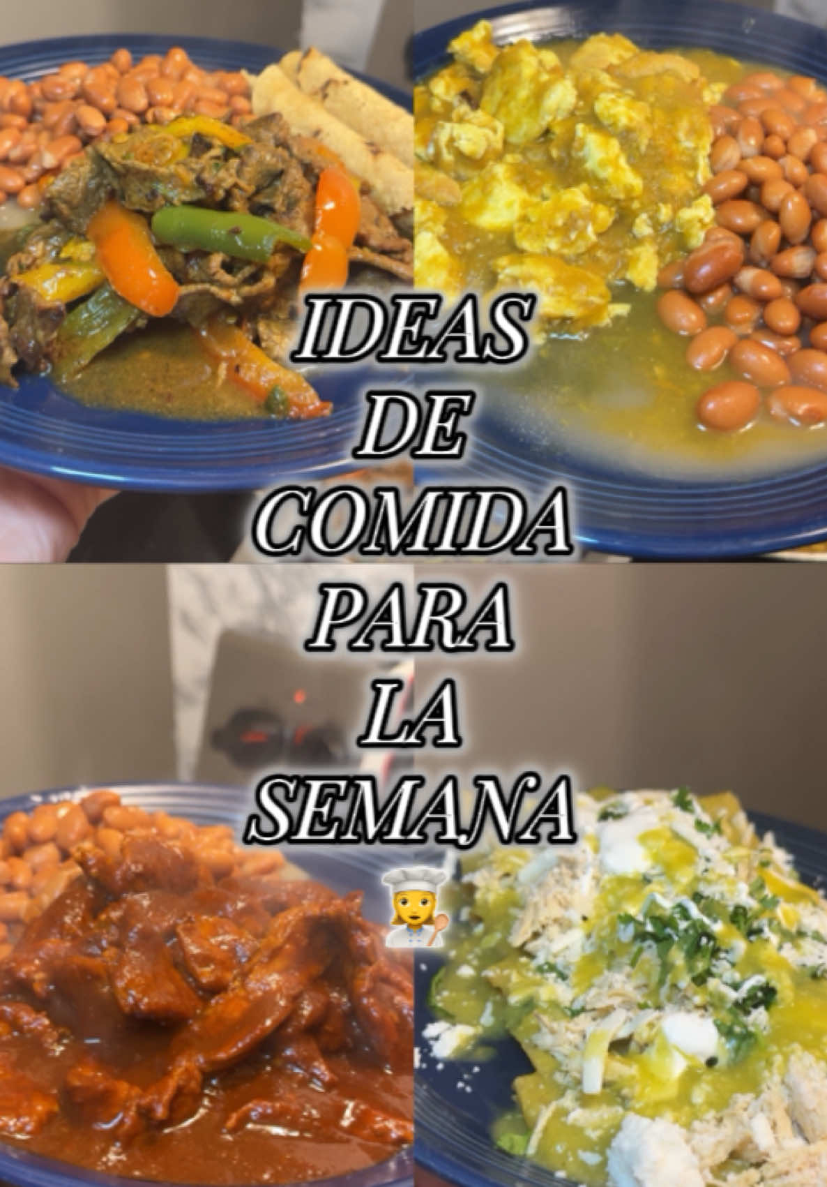 IDEAS DE COMIDA PARA LA SEMANA.👩‍🍳 #ideasdecomida #recetas #mexicanfood #EasyRecipe #comida 