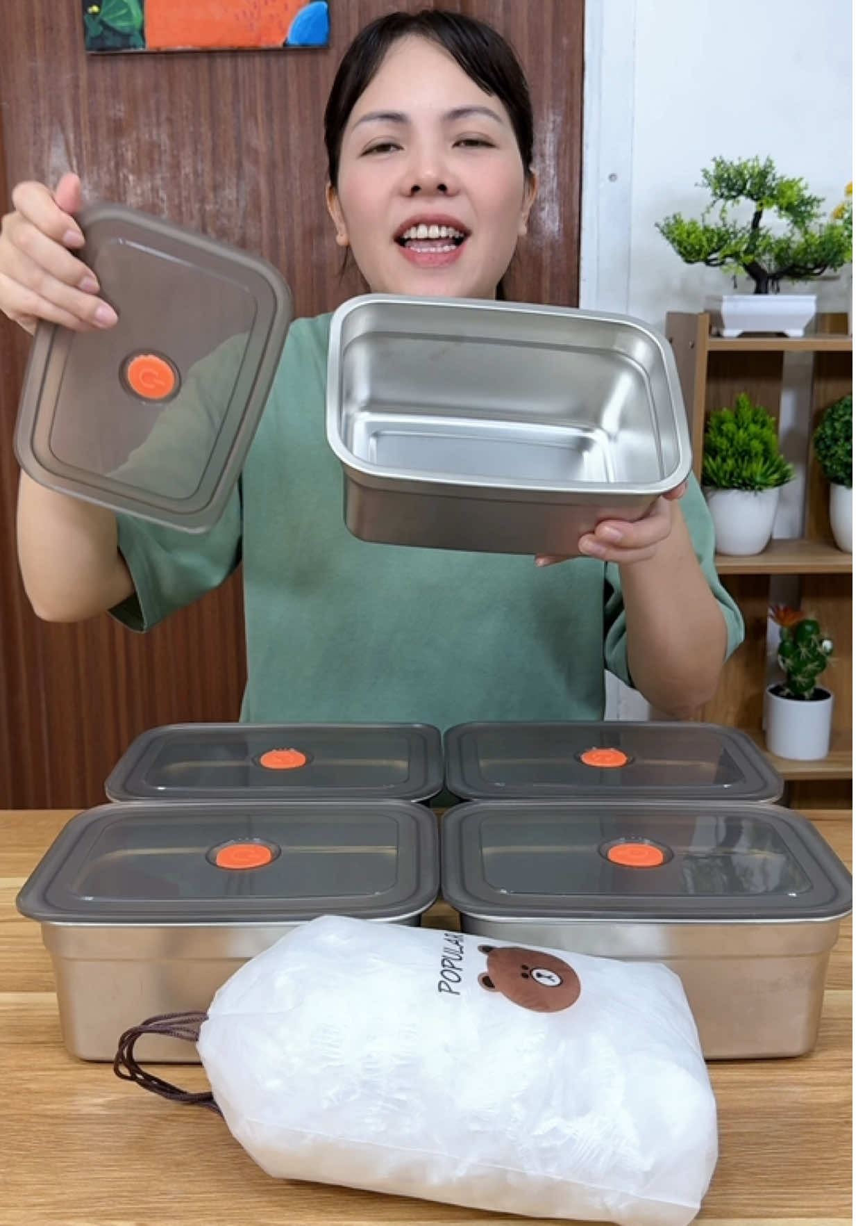 Hộp inox đựng thực phẩm#shopmuahe87 #hopinoxdungthucpham 