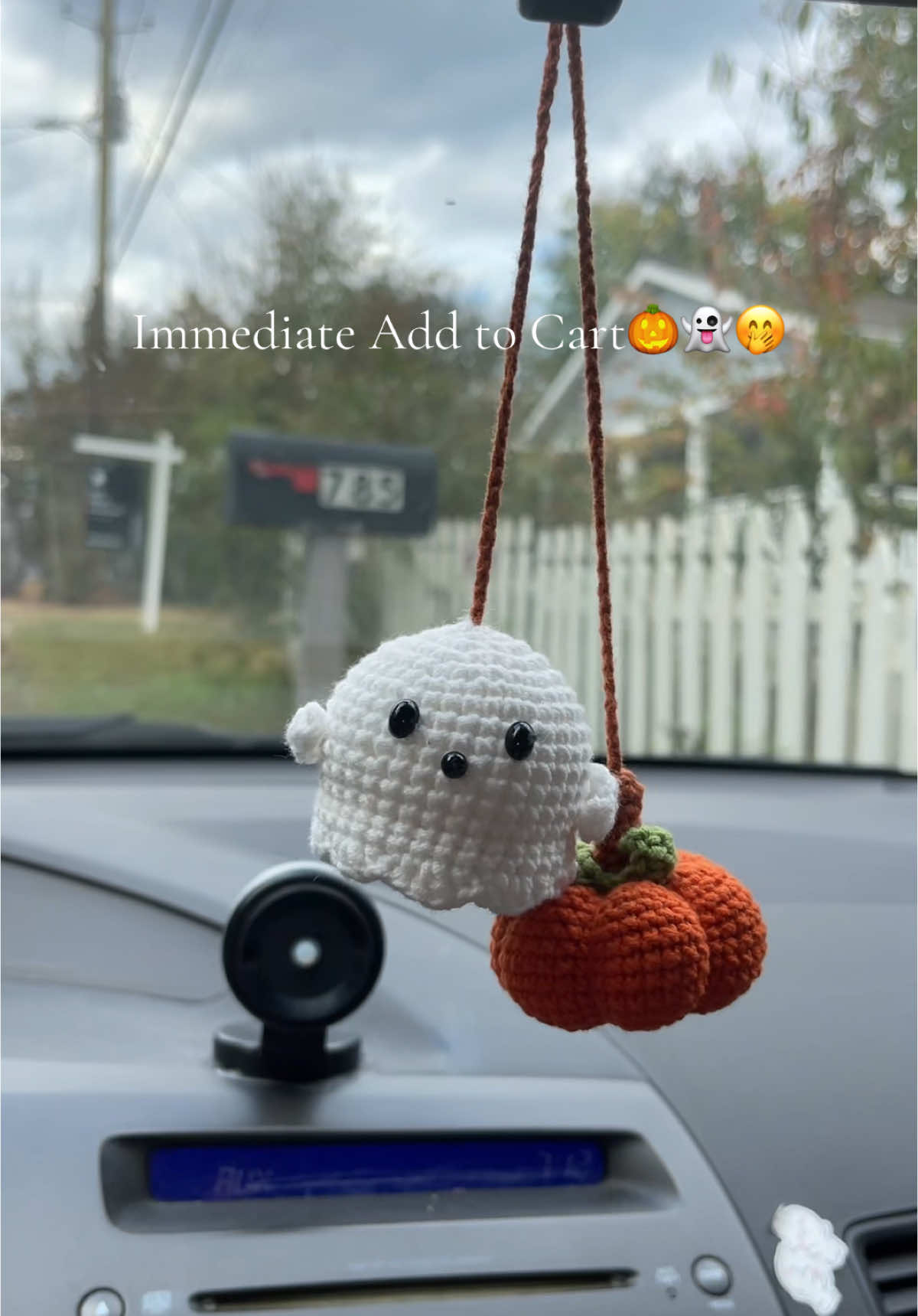 YOURE JOKING. Immediately bought #pumpkin #ghost #crochet #halloween #musthave #fall #caraccessories #tts #CapCut#fyp#foryoupage#ruzoeyes#fypシ #essential #tiktokmademebuyit #tiktokshop#car #anime#fortnite#roblox 