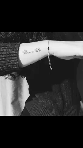 #borntodie #lanadelrey #tatoogirl #tattoo #fypシ 