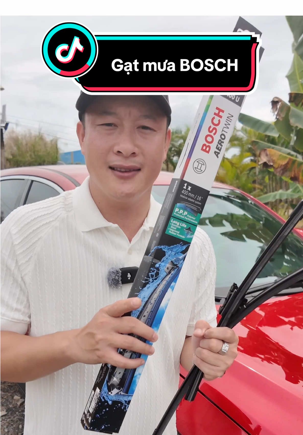 Gạt mưa chính hãng BOSCH #Bosch #gatmuaoto #reviewcotam 