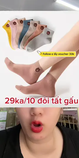 Chỉ hơn 2k 1 đôi tất gấu các bác săn lẹ nay có vocher trợ giá cực sâu luôn ak#xuhuong #xuhuongtiktok 
