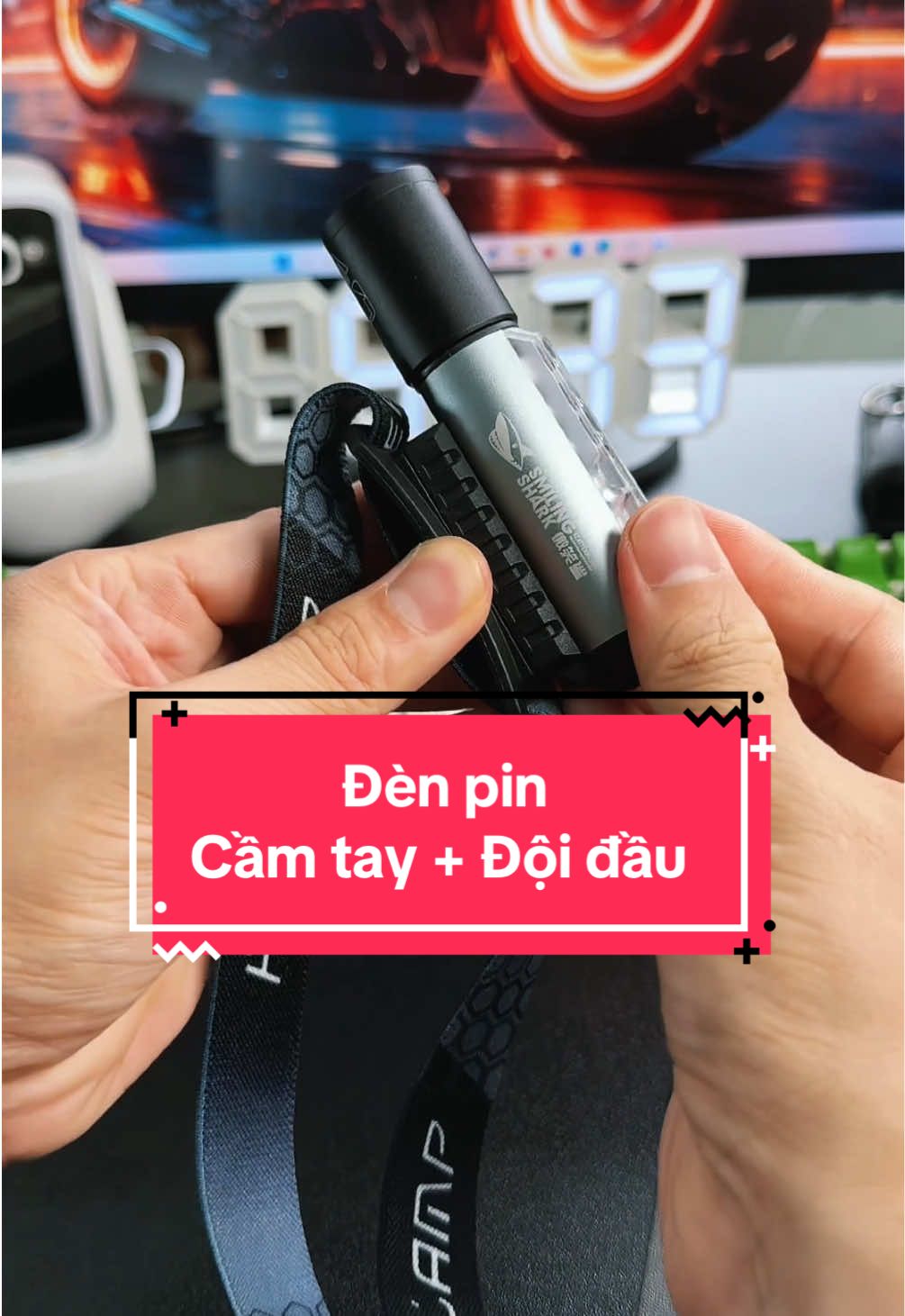 Vừa cầm tay vừa đội đầu đa năng | Đèn pin cầm tay đội đầu siêu sáng | Anh kỹ thuật review  #anhkythuatreview #denpindoidau #denpindoidausieusang 