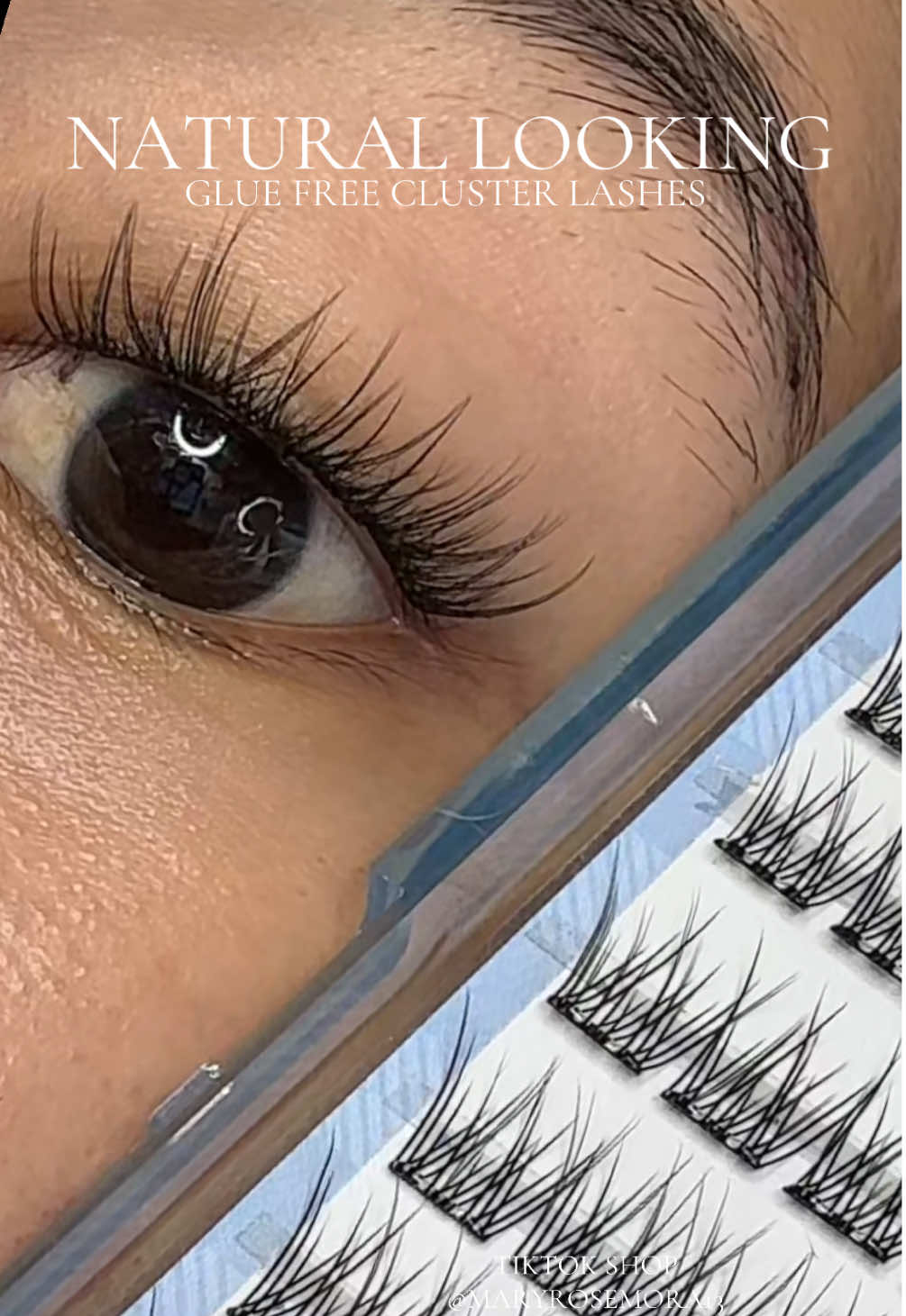PILIK MATA MO LANG 😍 #clusterlashes #lashes #eyelashextensions #naturallashes #gluefreeeyelashes 