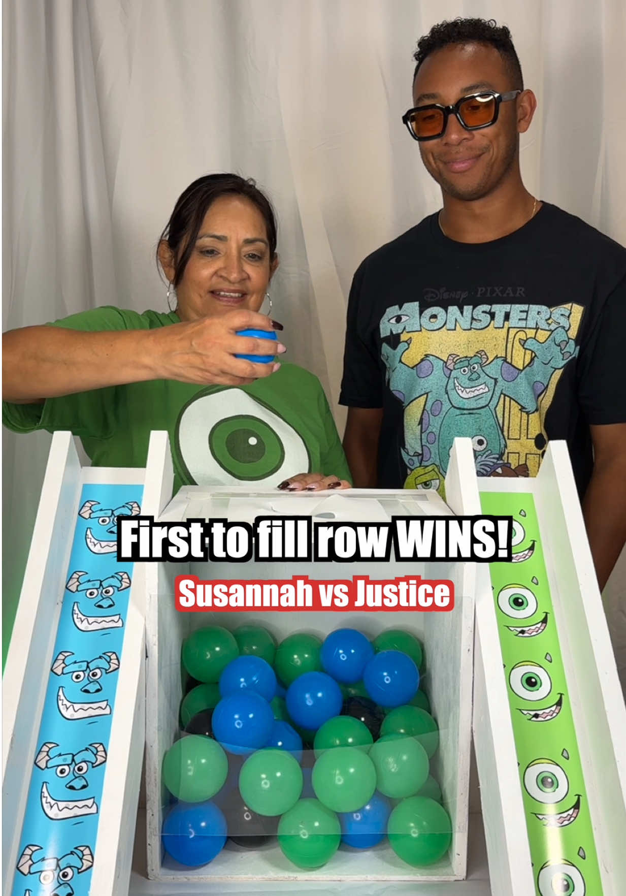 First to fill row wins!! #family #disney #game #challenge #FamilyFun