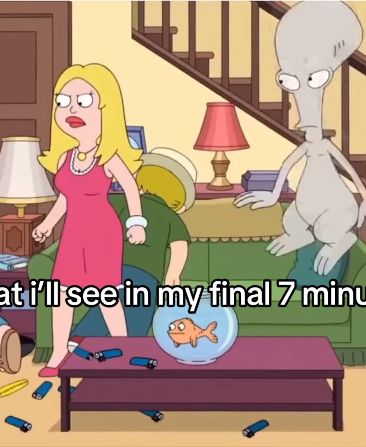 #AMERICANDAD ; realistically speaking the final 7 minutes of my life i would probably just see stan smith and only him but i like these funny clips so it’s ok — #stansmith #viral #fyp #xyzbca 