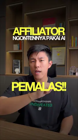 Boleh ga pakai AI untuk Ngonten Affiliate?? Ini jawaban gua! #fypspecialist #tiktokaffiliate #carafyp #leogiovanni #trikfyp 