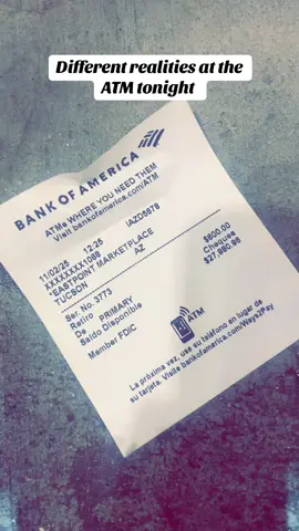 You never know what someone has in their checking account. 🙃☹️ #bankofamerica #fypシ  #money #america #gratful 