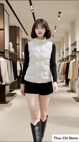 Áo phao gilê nhung lì ba lớp - ấm áp, nhẹ nhàng và dễ phối đồ. #a#aophaonut#thoitrangnux#xuhuongv#viralt#thinhhanh