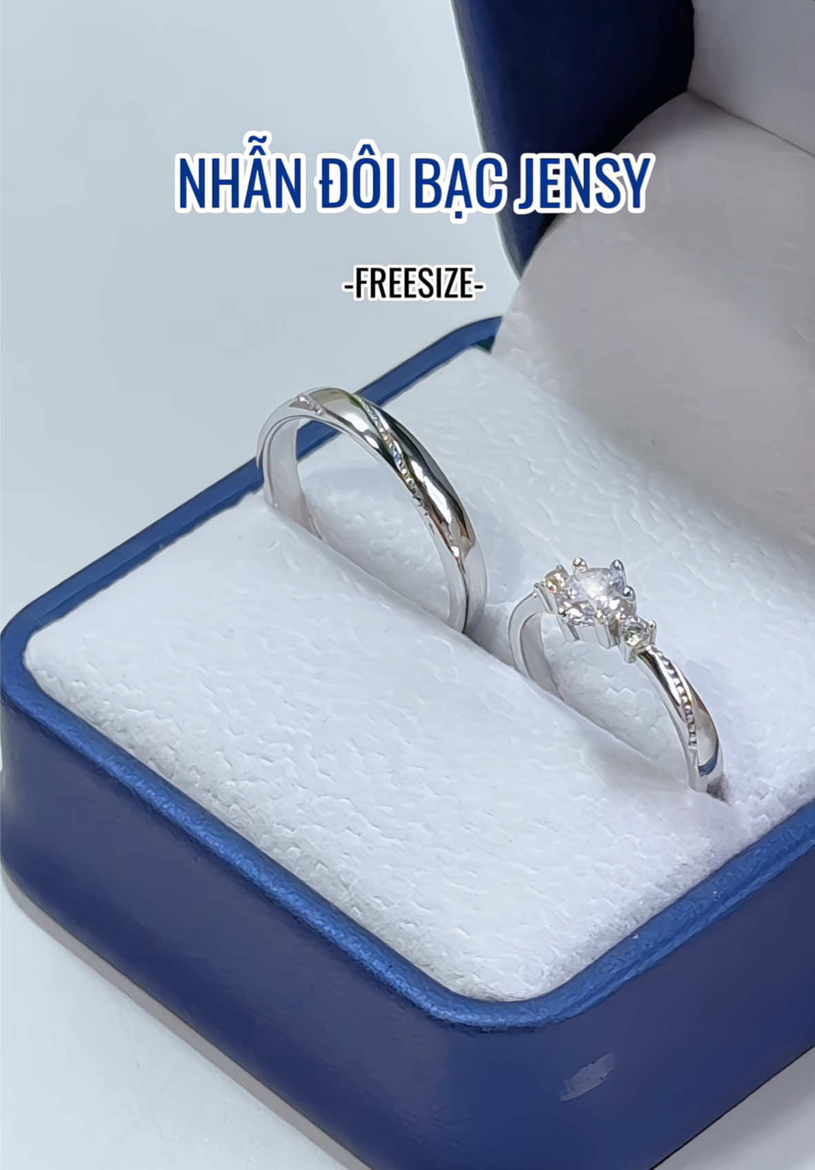 Nhận bạc tình yêu nam nữ #nhanbac #nhancapdoi #nhantinhyeu #jensy #trangsucbac #nhancap #camriviu #viral 