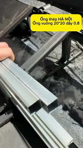 Ống thép HÀ NỘI. Bên e đang sẫn hàng vuông 20*20 từ 0.4-1ly #xuhuong #ongthep 
