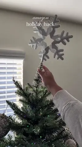 Head to my Bio click on link 🔗 then to Amazon Storefront under ✨Christmas Essentials ✨ Amazon Holiday Hack! 🎄✨This tree topper holder has been awesome for keeping heavy toppers stable and upright #amazonhome #christmastreetopper #christmastree #christmastreedecorating #holidayhack    Christmas tree hack, amazon christmas tree hack, tree topper holder, amazon finds, holiday decor, christmas tree topper holder, amazon must haves, amazon favorites