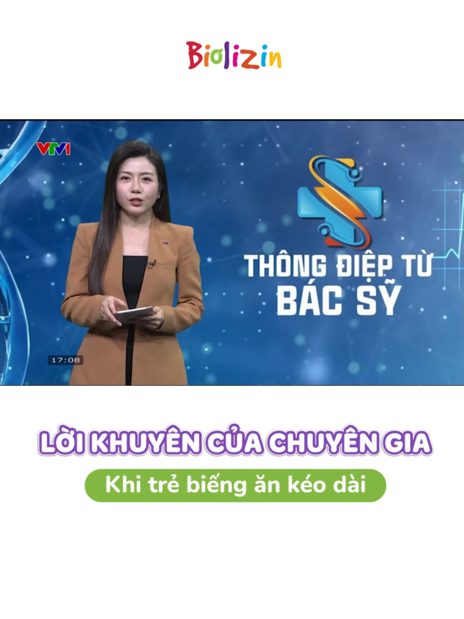 Một trong những nguyên nhân có thể là do thiếu vi chất sắt, kẽm. 📷 Thiếu kẽm sẽ làm cho hệ tiêu hóa kém hơn, giảm cảm giác ngon miệng, làm hệ miễn dịch suy giảm, tạo nên một vòng luẩn quẩn khiến tình trạng biếng ăn tăng lên, kéo dài dẫn đến suy dinh dưỡng. Nếu không được bổ sung kẽm kịp thời, sẽ dẫn đến tình trạng chậm lớn, ảnh hưởng đến sự phát triển toàn diện của trẻ. Mời ba mẹ cùng xem lời khuyên và giải pháp từ chuyên gia #biolizin  #kemchotrebiengan #kemanngonchotre #vtv24