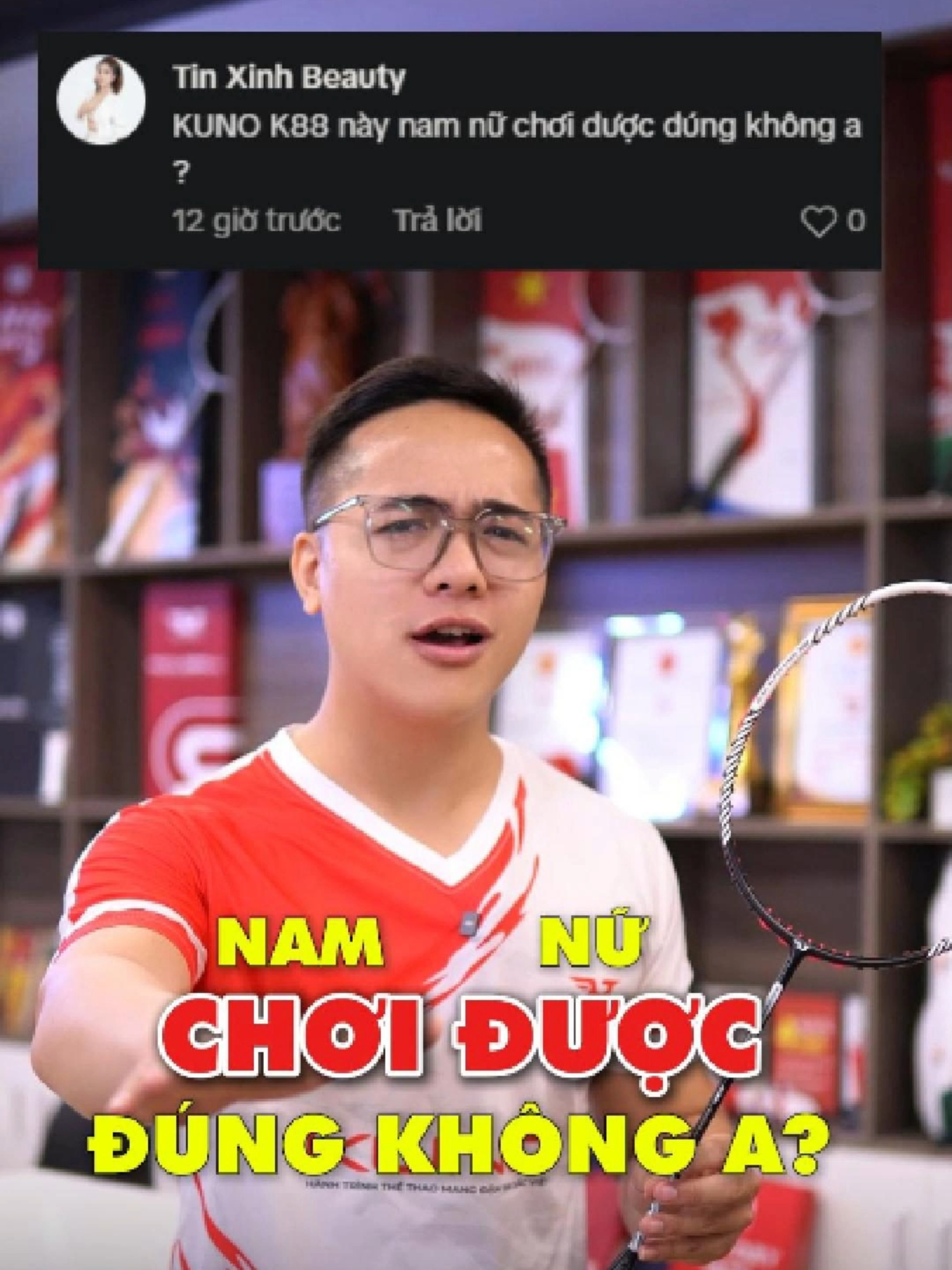 KUNO Super Light K88 – Vợt quốc dân cho người mới bắt đầu! #kunovietnam #votcaulong #votcaulongchinhhang #votcaulongkuno #kunosuperlightk88