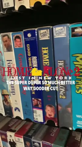 Home alone 2 the super duper so much better way gooder cut on vhs look for it on my Etsy shop link in bio #fyp #homealone #homealone2 #vhs #fnaf