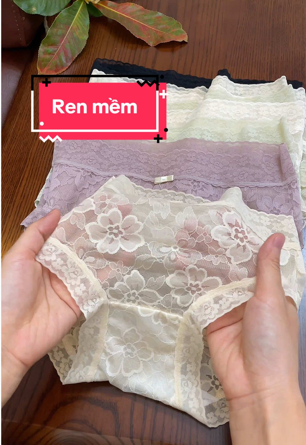 Quần lót ren hoa mai mềm , may chắc chắn mặc êm dễ chịu #viral #noiy #quanchip #quanchipren #dolot 