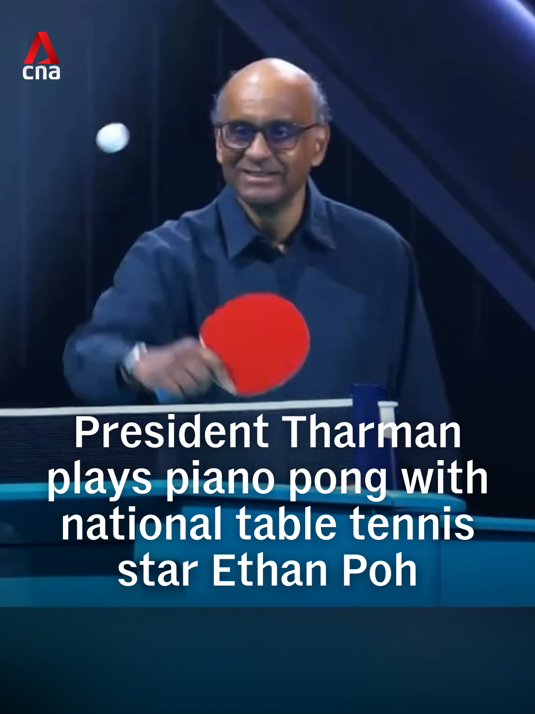 🏓🎹President Tharman Shanmugaratnam joined former national table tennis athlete Ethan Poh for a “piano pong” rally, set to a recital by eight-year-old piano prodigy Kyan Lee during the President’s Challenge Night on Sunday (Nov 2). At least S$14,980,947 (US$11.5 million) in donations has been raised so far. The donation link for President’s Challenge Night 2025 will remain open till Nov 9. #singapore #sgnews #presidentschallenge #presidentschallengenight