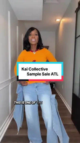 This is what I bought from the @KAI COLLECTIVE sample sale in Atlanta.  I've never stood in line this long to shop. 🤣 This trench was so worth it $530 online, bought for $100.  How you ever shopped at sample sale? #trenchcoat #samplesaleatl #kaicollective #kaibabes #samplesalehaul 