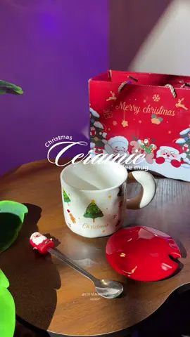 Another christammas gift idea —  Christmas Ceramic Coffee Mug 🎄☕️  #ceramicmug #coffeemug #christmasgift #giftidea 