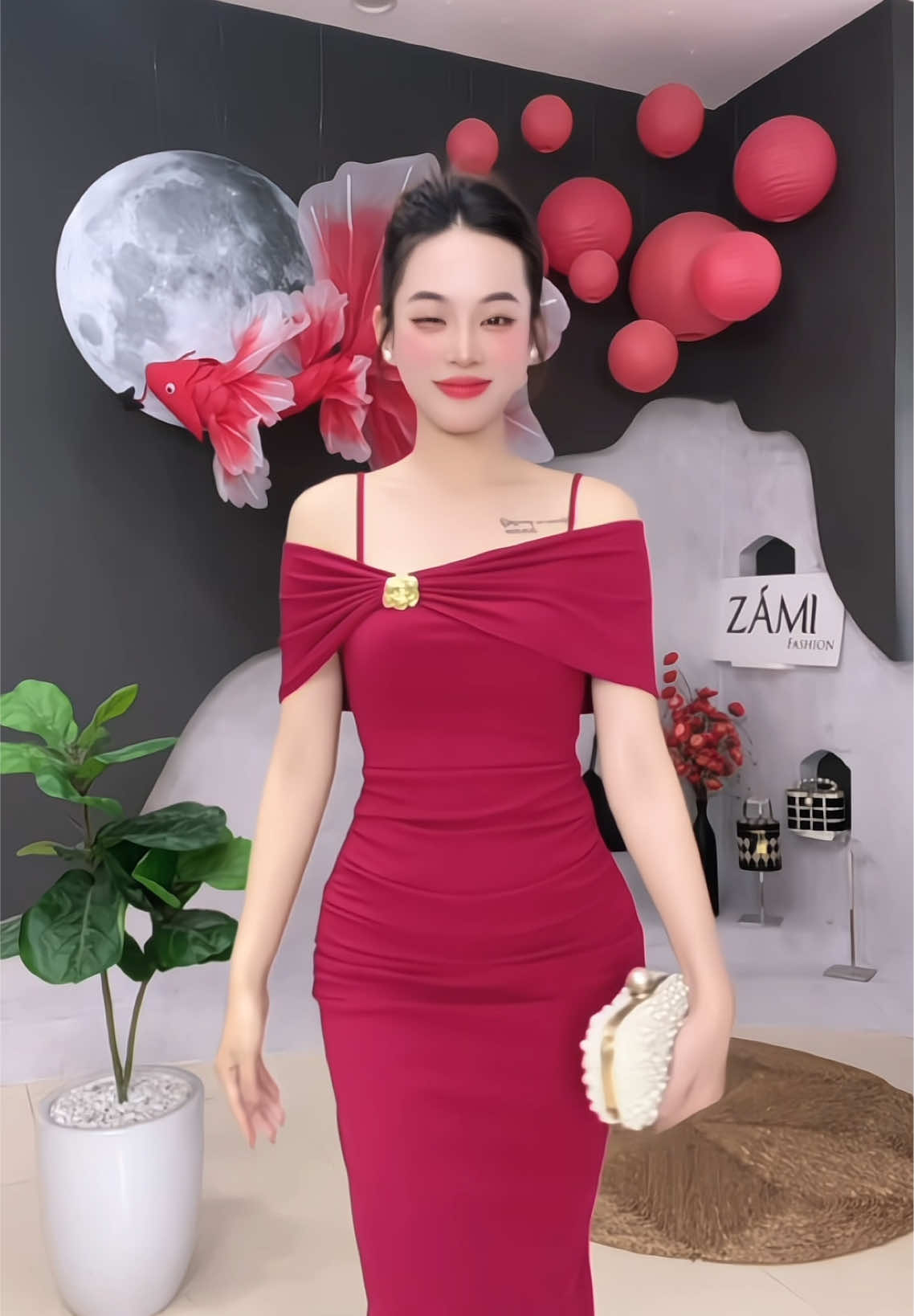 Xinh yêu quá c em mình ạ #reviewváyđẹp #đầmdựtiệcsangtrọng #zami 