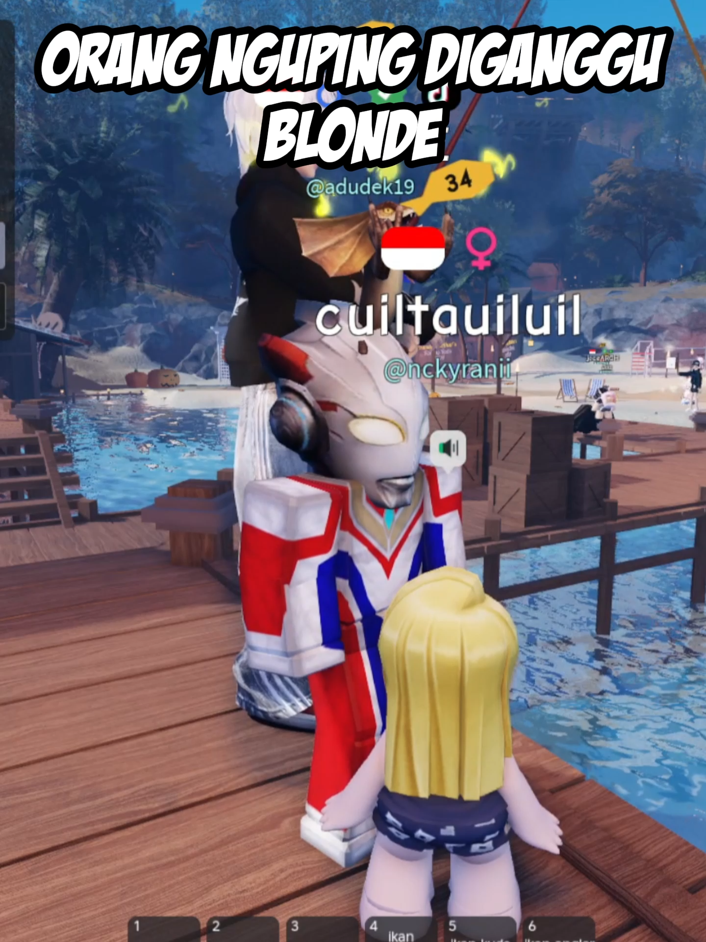 yapping mulu dah ni blonde#roblox #robloxindonesia #rosblok #indohangout #indovoice #indobeach #fyp #robloxedit