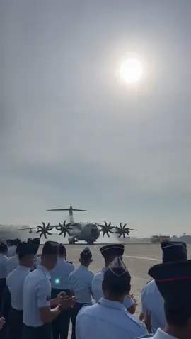 Selamat bergabung di Indonesia Air Force Airbus A400M #tniauindonesia🇲🇨