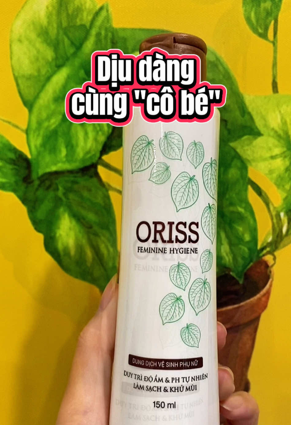 Dịu như nước, thơm như nắng — mỗi lần dùng là thấy cả ngày tươi mát!#dungdichvesinh #dungdichvesinhphunu #dungdichvesinhoriss 