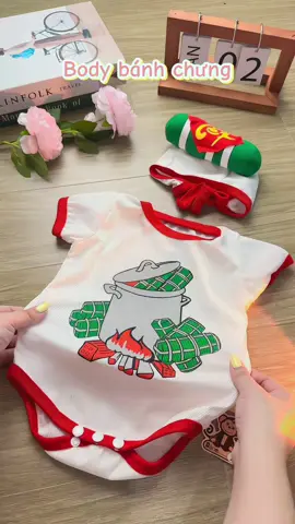 Body tết bánh chưng cho bé 