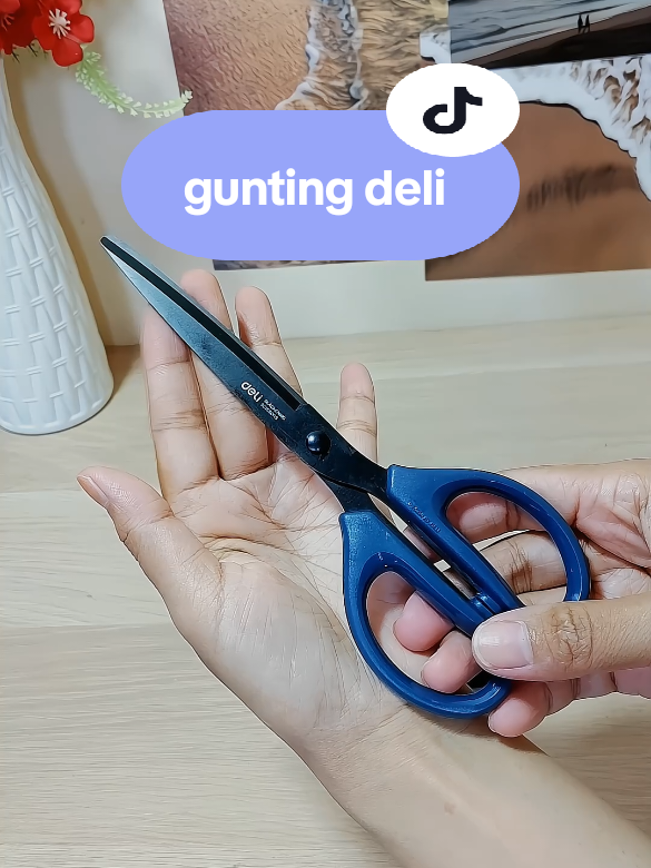 gunting bahan teflon dari @deli_vn  #SipalingAffiliate #guntingteflon #deli #guntingtajam #gunting 
