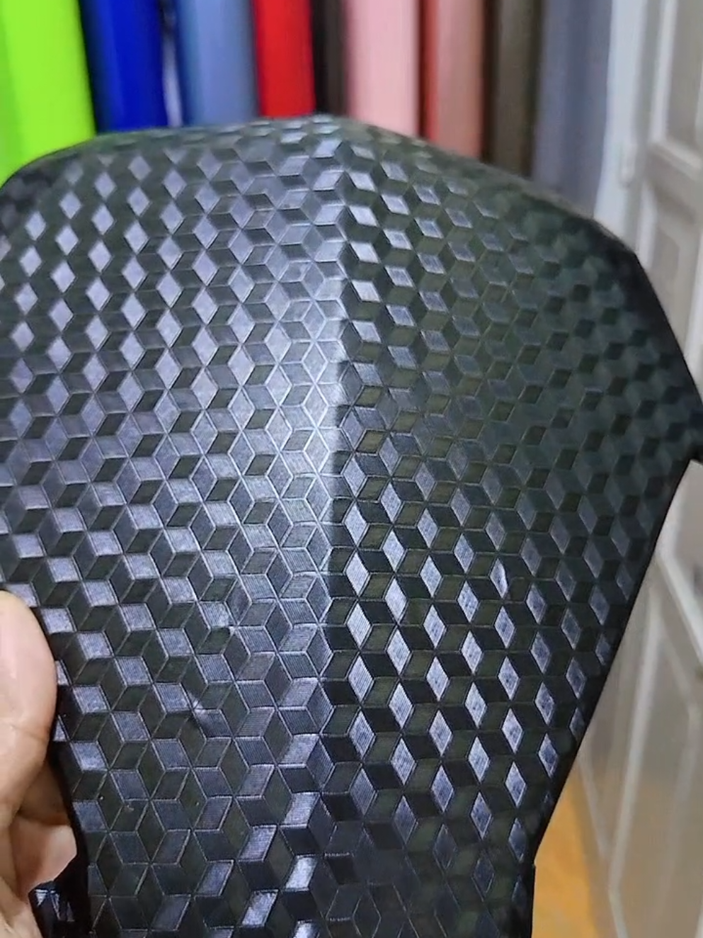 stiker terbaru motif karbon kubus doff #stiker #skotletmotor #stikerkarbon #stikerpremium #skotletkarbon 