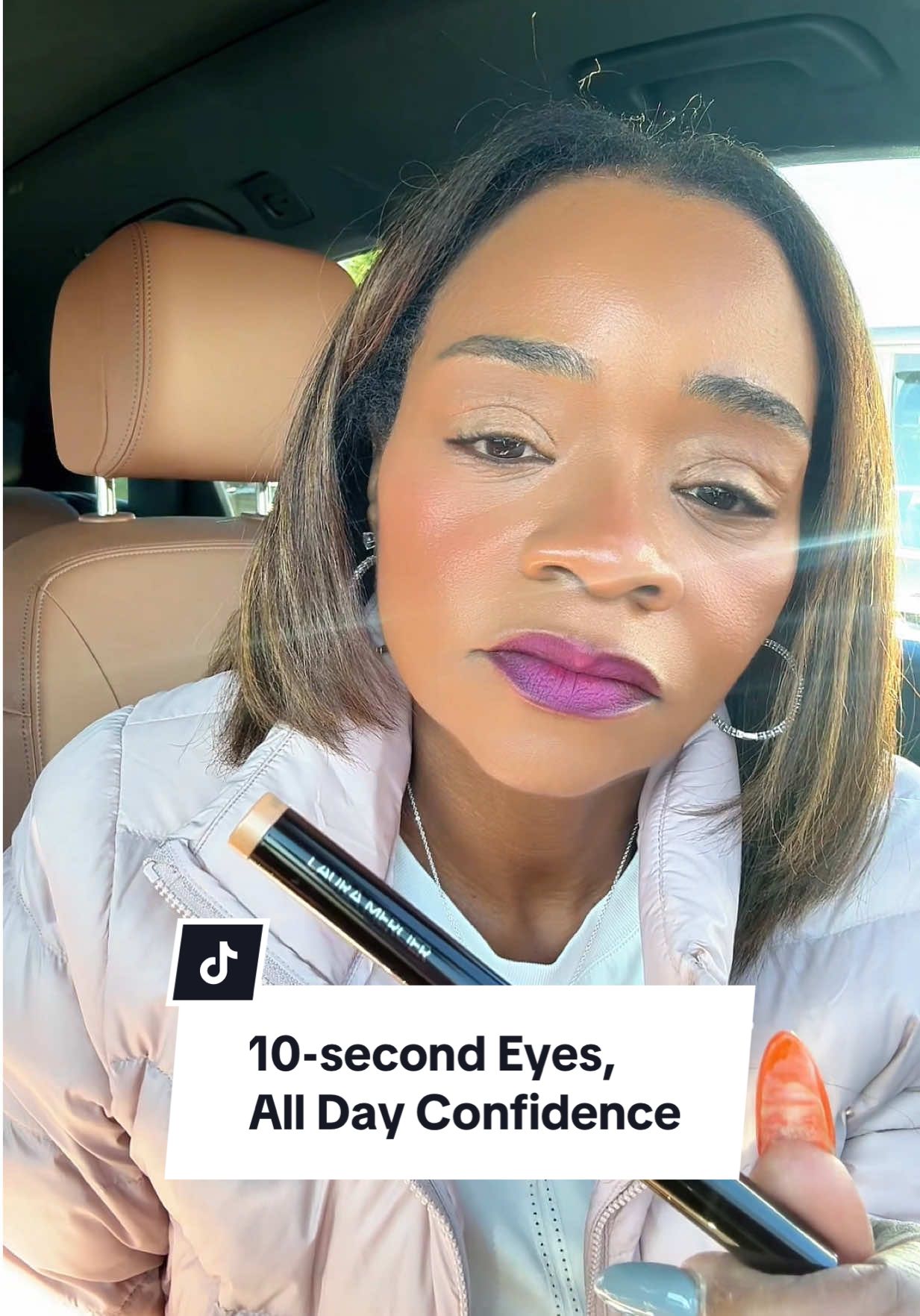 Quick glam, grown-woman edition 💅🏼 Because doing the most is out, looking out together in seconds is in💯 @Laura Mercier  #effortlessglam #everydaymakeup #over50 #ttsnortheast #tiktokshopblackfriday 