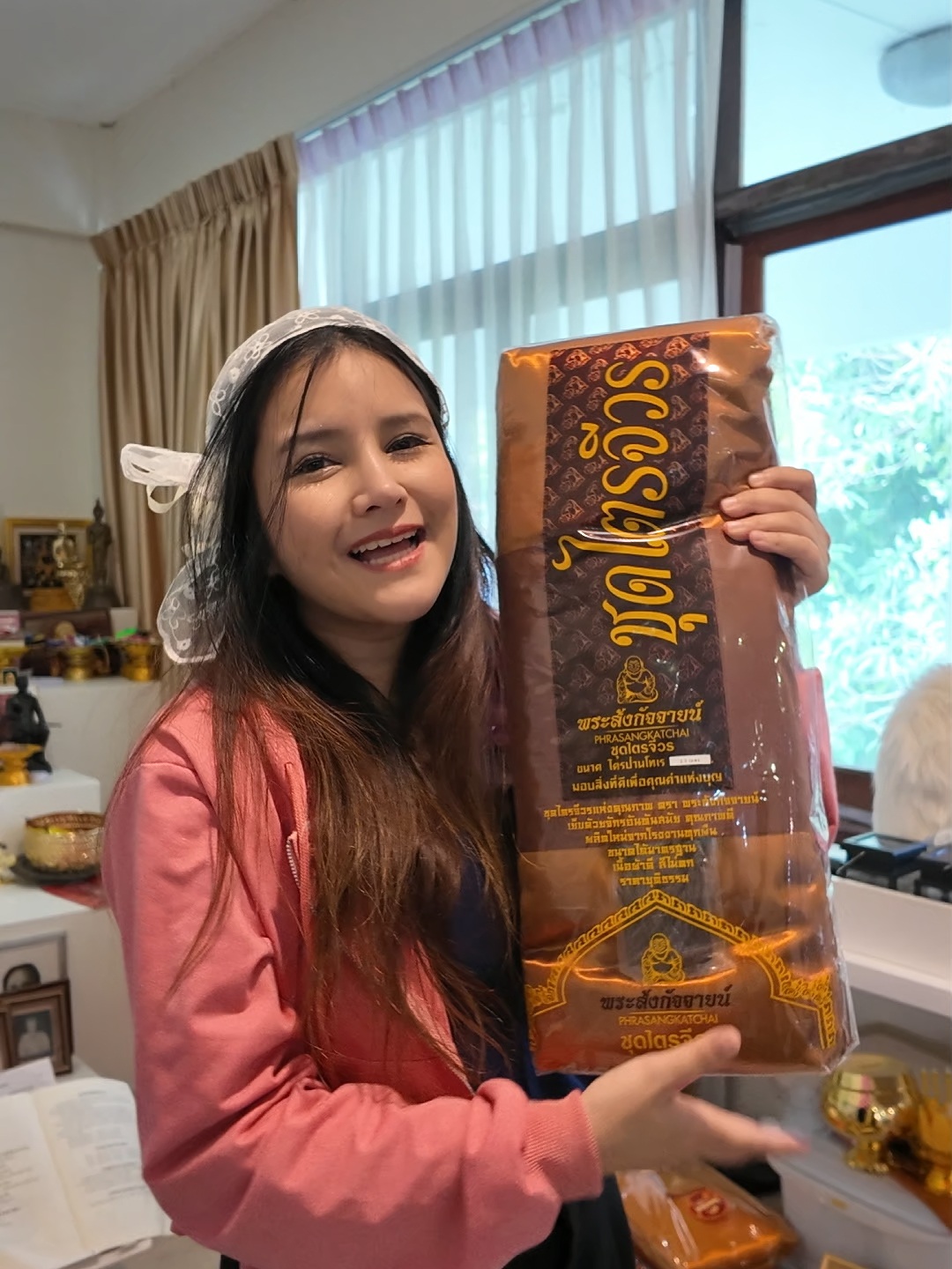 ผ้าไตร ไตรเต็ม 7 ชิ้น เนื้อผ้าดี#ผ้าไตร ไตรเต็ม 7 ชิ้น เนื้อผ้าดี#อลิสร้านขายผ้าไตร #ช้อปกันวันเงินออก #ช้อปกันวันเงินเดือนออก #ช้อปมันส์วันเงินออก #tiktokshopช้อปกันวันเงินออก