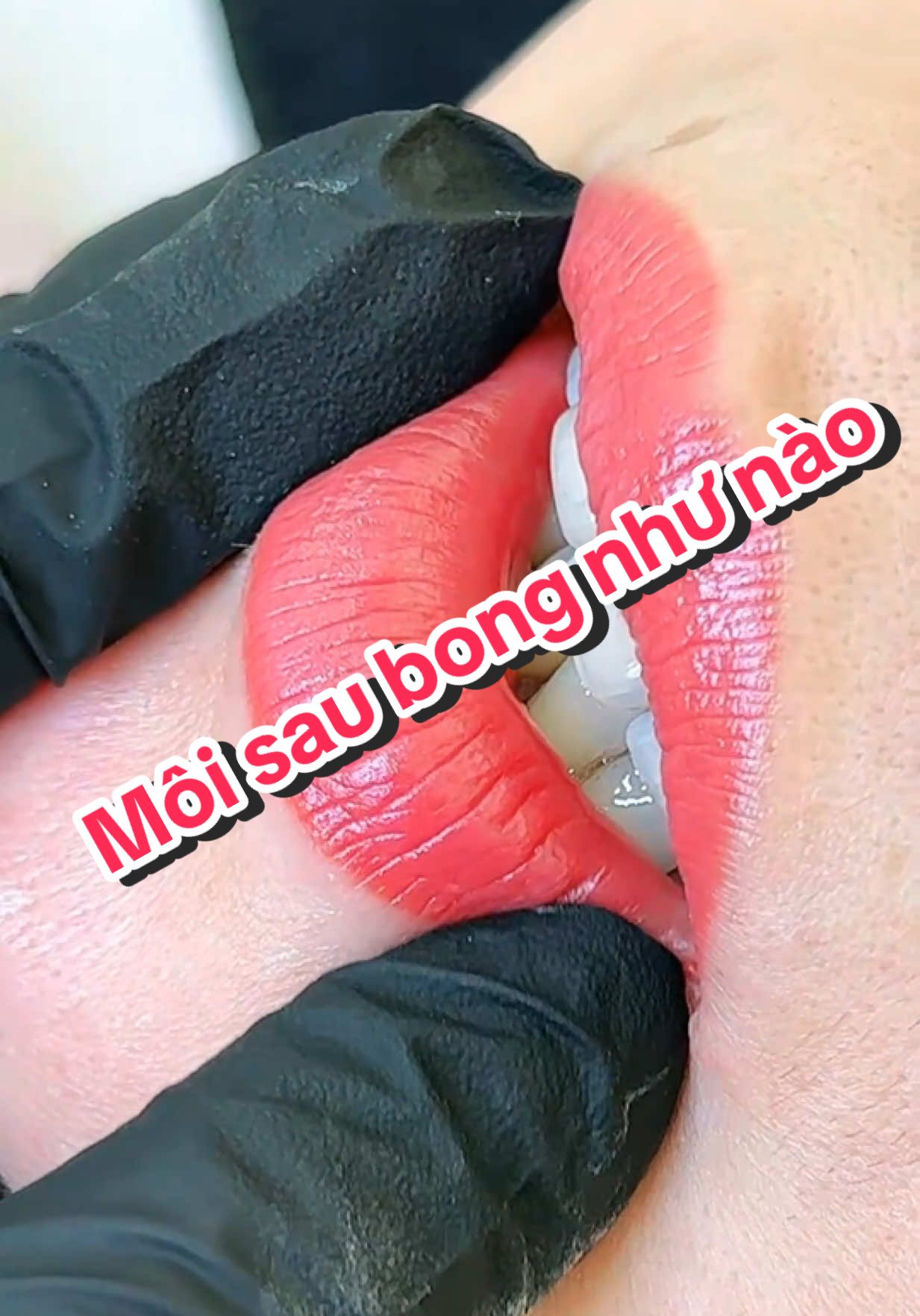 Môi bong ra sau này nó như nào #xuhuong #phunxamthammy #lamdep 