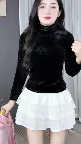 Áo giữ nhiệt nhung siêu ấm, cổ cao dài tay #aogiunhiet #aogiunhietnu #thoitrangthudong #xuhuong 