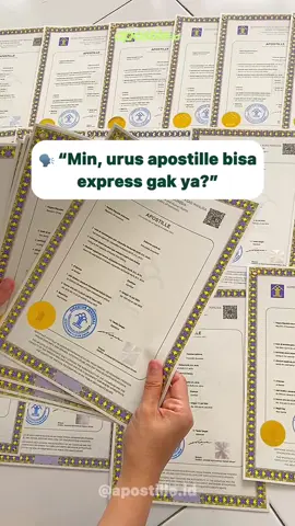 Di Apostille.id bisa urus apostille dokumen dengan waktu yang cepet 😲🥰 Urus dokumenmu di sini 👇🏻 Konsultasi & Reservasi WhatsApp +62 813 1545 4715 #apostille #apostilleservices #express #jasaapostille #legalisasidokumen 