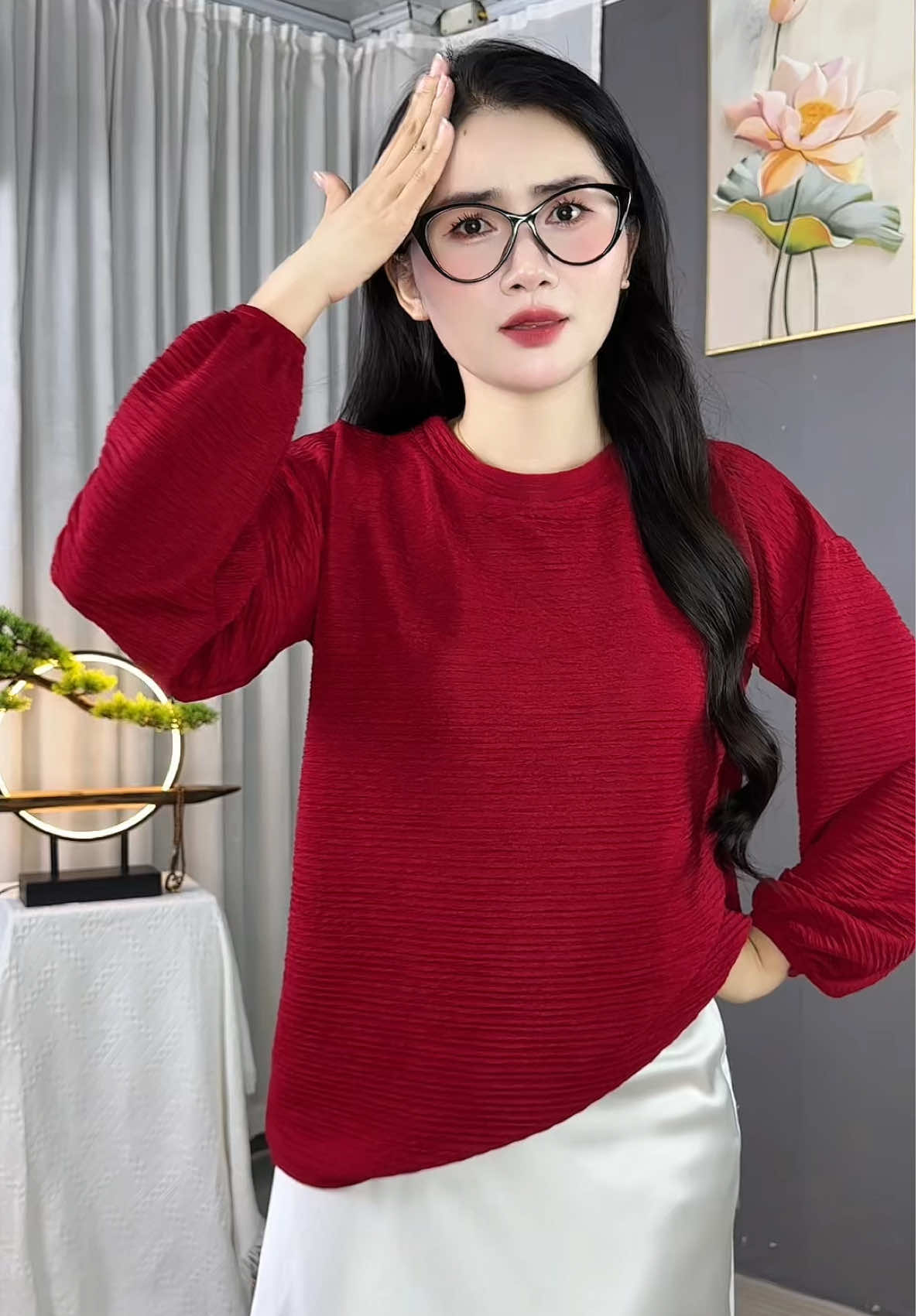 Chị em phải thử ngay chiếc áo thun dài tay này cho em #gianghuongcardina #aothun #aothundaitay #aothunrong #aogiunhiet 