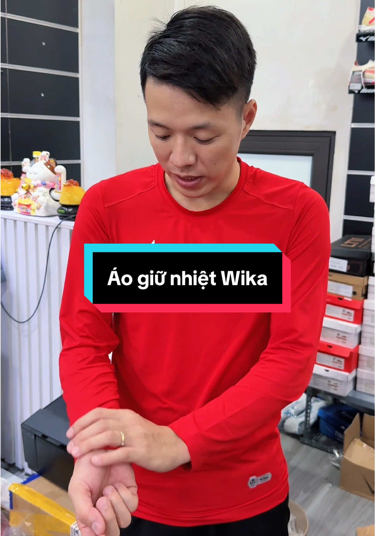 Áo giữ nhiệt chính hãng Wika giá chỉ 99k #muataitiktok #longthosport #sportsontiktok #aogiunhiet 