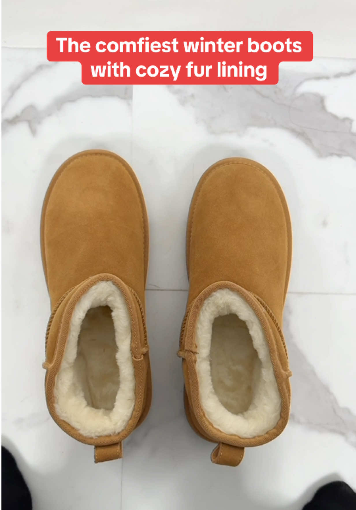 The comfiest winter boots with cozy fur lining. Super lightweight and water-resistant❤️  #winterboots #snowboots #waterresistantsnowboots #waterresistantwinterboots #snowboot 