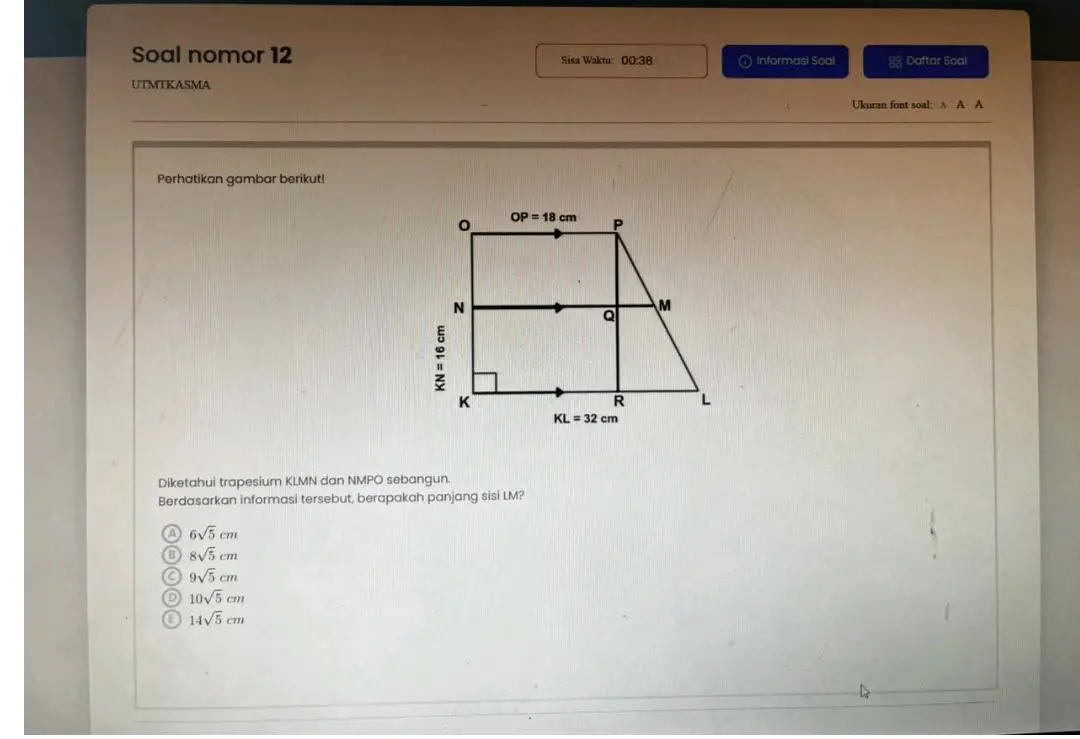 Bocoran soal TKA MTK Wajib 2025 #tkamatematika  #bocoransoaltka2025 
