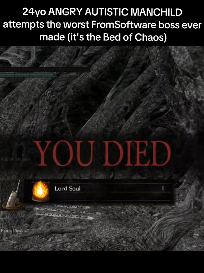 I bet Miyazaki was hella embarrassed when they made this abomination of a boss #darksouls #gamerrage #fromsoftware #screaming  #ragequit 